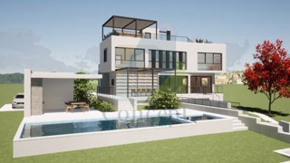 Poreč, dintorni, Villa di lusso con vista mare, 8 km dal mare