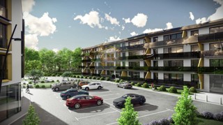 Poreč, centro più ampio, Appartamento al 1° piano di un complesso moderno, 800 m dal mare