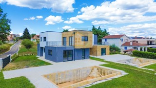 Poreč, dintorni, Moderna doppia casa con piscina, 10 km dal mare