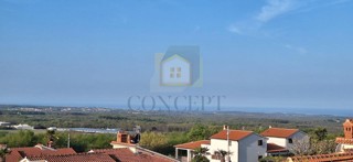 Poreč, dintorni, Terreno edificabile con vista panoramica sul mare