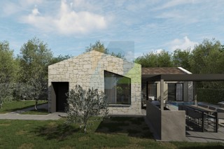 Poreč, dintorni, Casa di design moderno con piscina a 4 km dal mare