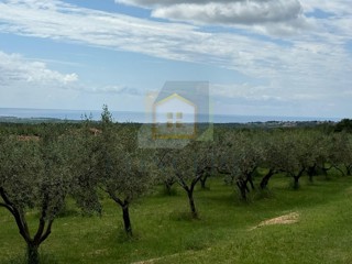 Poreč, dintorni, Terreno edificabile con vista mare, a 10 km dal mare