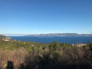 ISTRIA, LABIN - Terreno edificabile con vista panoramica sul mare