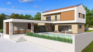 ISTRA, ŽMINJ - Casa moderna con piscina nel cuore dell'Istria