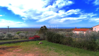 ISTRA, VIŠNJAN - TERRENO EDIFICABILE CON VISTA MARE
