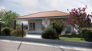 Žminj, dintorni, casa unifamiliare di nuova costruzione con piscina.