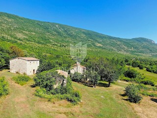 Albona, dintorni, bella proprietà con tre edifici da ristrutturare