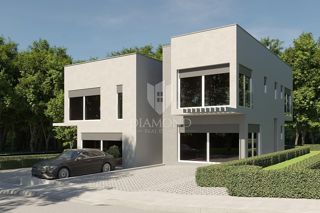Zona di Parenzo, casa bifamiliare con terrazza sul tetto – vista mare!
