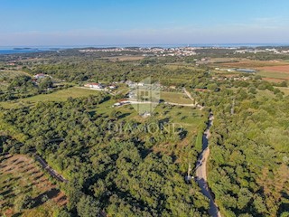 Rovigno, imponente terreno con progetto di costruzione in una posizione tranquilla