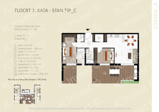 Appartamento Novigrad, 98m2