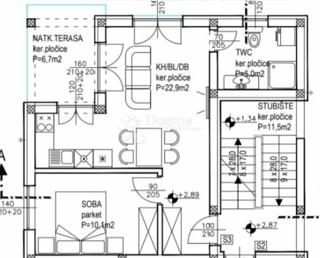 Appartamento Vir, 46,38m2