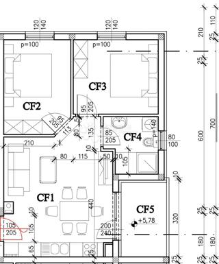 Allogio Monvidal, Pula, 53,93m2