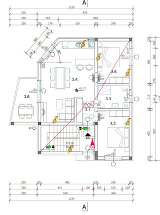 Allogio Valdebek, Pula, 54,99m2