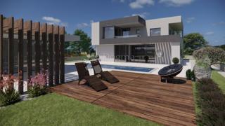 Terreno edificabile con permesso di costruire per la costruzione di una casa unifamiliare con dependance e piscina