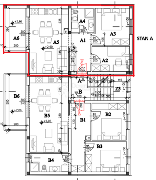 Allogio Kaštanjer, Pula, 55m2
