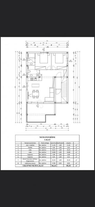 Appartamento Vir, 94,14m2
