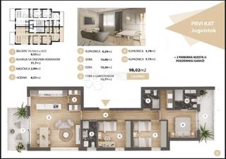 Allogio Donja Vežica, Rijeka, 98m2