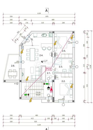 Allogio Valdebek, Pula, 54,99m2