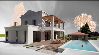 Terreno edificabile in posizione tranquilla con progetto concettuale