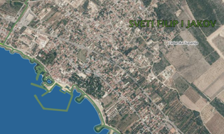 Terreno edificabile Sveti Filip i Jakov, Sveti Filip I Jakov, 1.038m2