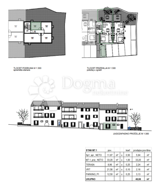 Appartamento Cres, 45,69m2