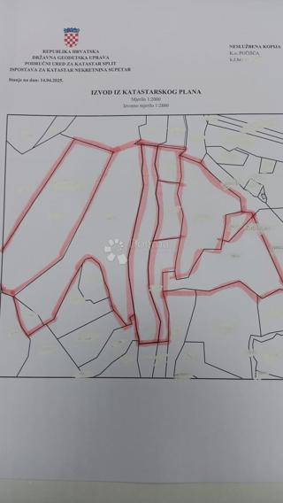 Terreno agricolo Pučišća, 55.347m2