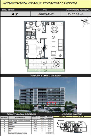 Allogio Makarska, 56,41m2