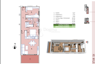 Allogio Seget Donji, Seget, 82,28m2