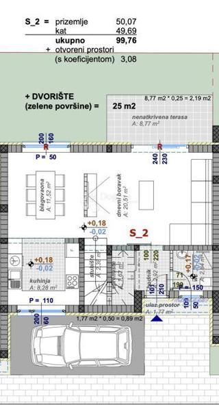 Allogio Cinderišče, Koprivnica, 99,76m2