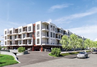 Appartamento monolocale, piano terra, con cortile, nuova costruzione, Umago