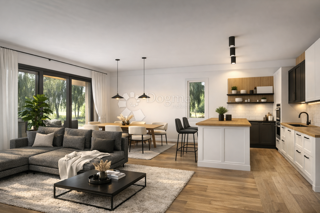 S2 – Ampio appartamento con tre camere da letto e giardino a Stobreč, a soli 300 m dal mare