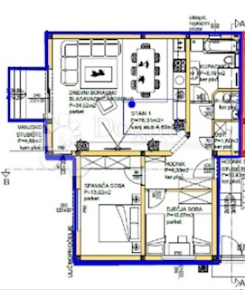 Allogio Privlaka, 80,99m2