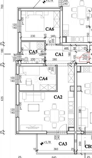 Allogio Monvidal, Pula, 53,93m2