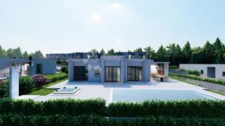 Moderna Villa a Piano Terra con Piscina e Vista Mare