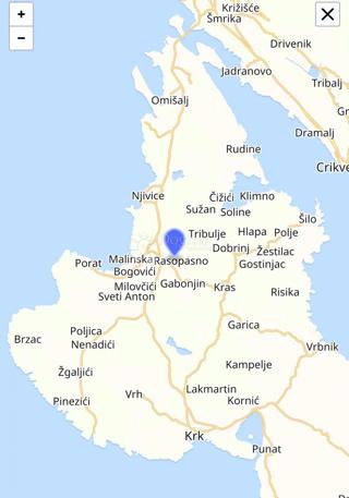 Terreno edificabile Rasopasno, Dobrinj, 591m2