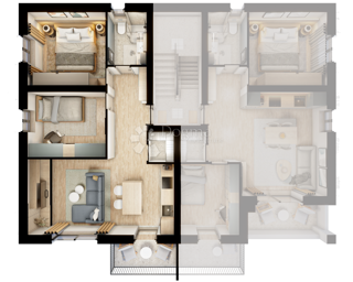 Allogio Marčelji, Viškovo, 59m2