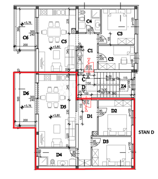 Allogio Kaštanjer, Pula, 55m2