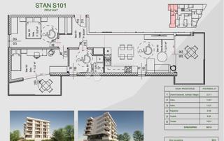 Allogio Zamet, Rijeka, 64,11m2