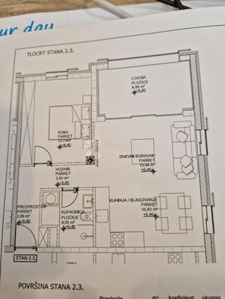 Appartamento Cres, 74,97m2