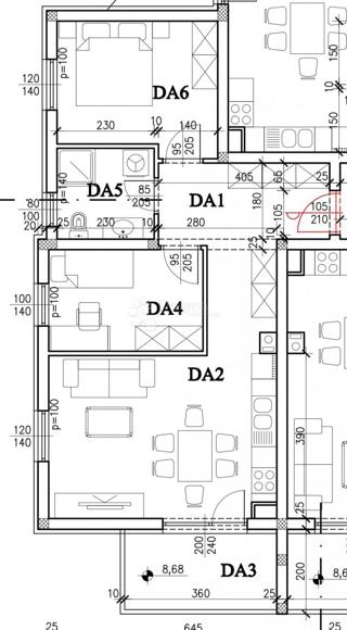 Allogio Monvidal, Pula, 42m2