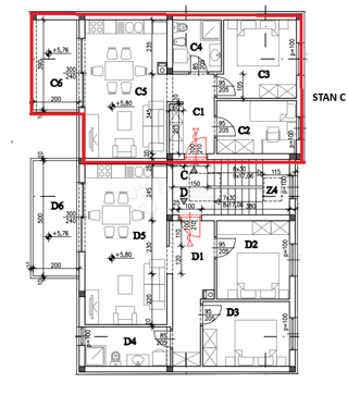 Allogio Kaštanjer, Pula, 55m2