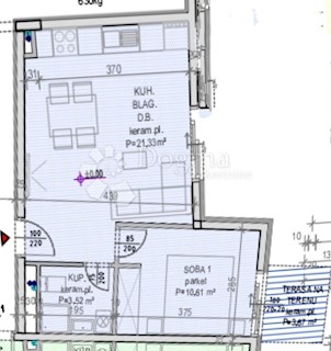 Allogio Slatine, Split - Okolica, 52,63m2