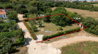 Terreno edificabile Štinjan, Pula, 990m2
