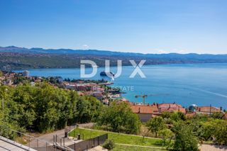 OPATIJA, MATULJI - terreno con concessione edilizia con vista sul mare, ottima posizione