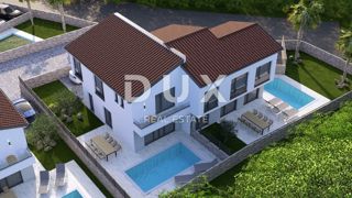 ISOLA DI KRK, MALINSKA - Posizione attraente! Casa bifamiliare con piscina
