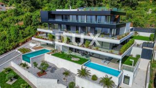 OPATIJA, CENTRO - esclusivo appartamento con garage in un lussuoso edificio nuovo sopra il centro di Opatija, VISTA!