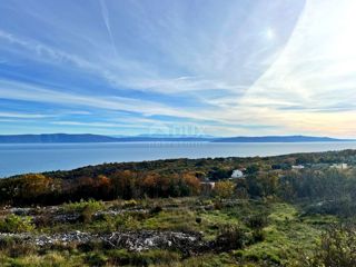 ISTRIA, RABAC - Terreno da investimento con permesso di costruzione e vista sensazionale
