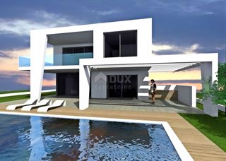 ISTRIA, NOVIGRAD - Terreno con progetto vicino al mare
