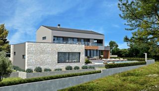 ISTRIA, LABIN - Terreno con permesso e progetto interessante