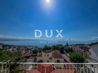 OPATIJA, IČIĆI - meraviglioso appartamento di 107 m2 in una casa con due terrazze e vista panoramica sul mare